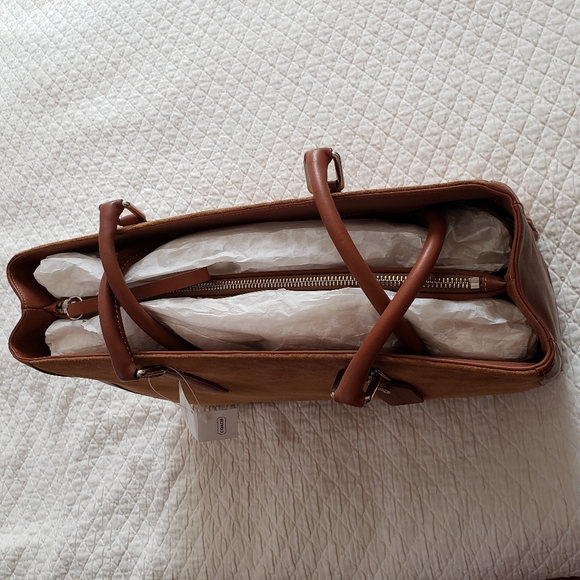 Coach Legacy Leather & Suede Business Tote - Picture 3 of 8